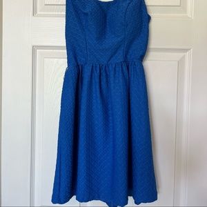 Candies Blue Stretchy Open Back Dress